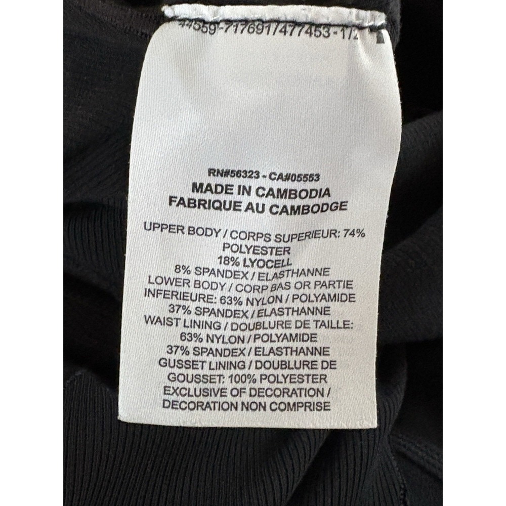 Nike Women's Dri-FIT Bodysuit Size SMALL Black Spaghetti Strap - Unworn $120 - Picture 4 of 16